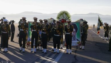 ورود 5 شهید گمنام به استان چهارمحال و بختیاری+تصویر