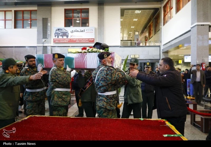 ورود 5 شهید گمنام به استان چهارمحال و بختیاری+تصویر