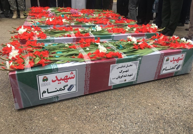 ورود 5 شهید گمنام بوشهر + تصویر