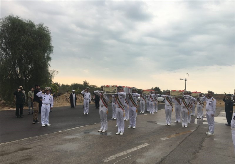 ورود 5 شهید گمنام بوشهر + تصویر