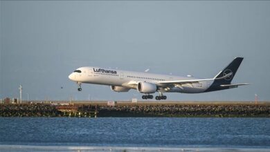 پروازهای لوفتهانزا به اراضی اشغالی تا ۳۱ دسامبر لغو شدند