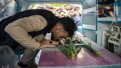 پیکر مطهر 7 شهید گمنام استان مازندران را عطرآگین کرد + فیلم