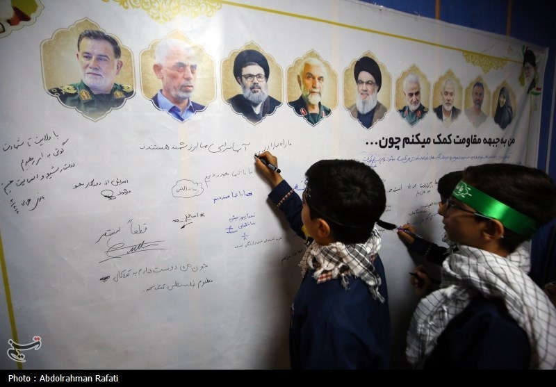 کمک 750میلیون تومانی دانشآموزان تویسرکان به جبهه مقاومت