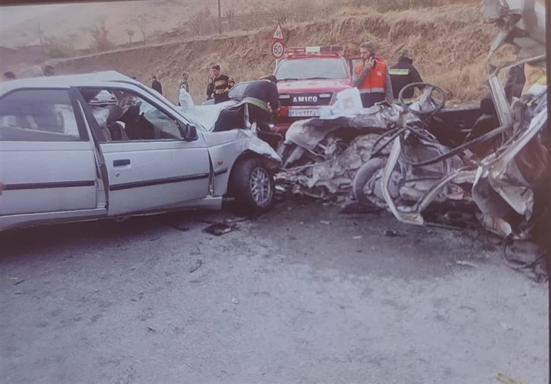 یک کشته و 12 مصدوم در تصادف اتوبان اصفهان-شهرکرد