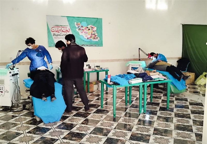 500 لب خندان هدیه روز دانشجوی دانشجویان جهادگر در کرمانشاه