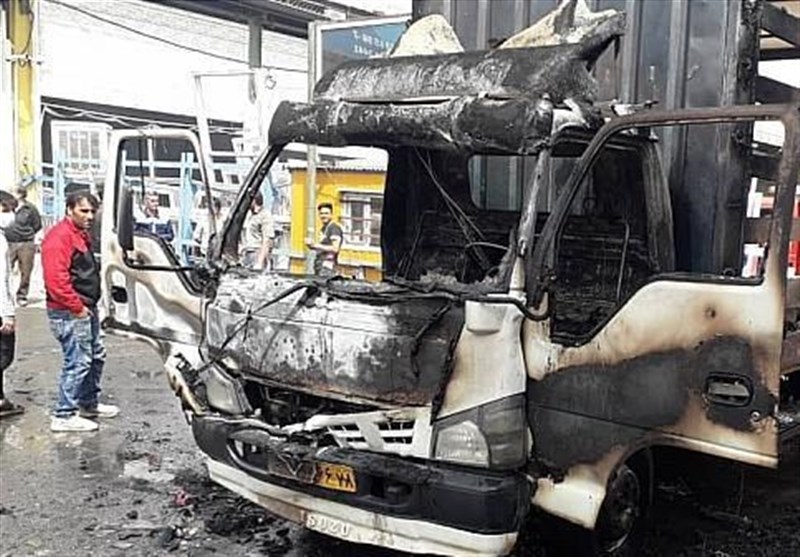 آتشسوزی مرگبار کامیون بهخاطر روشن کردن کپسول گاز