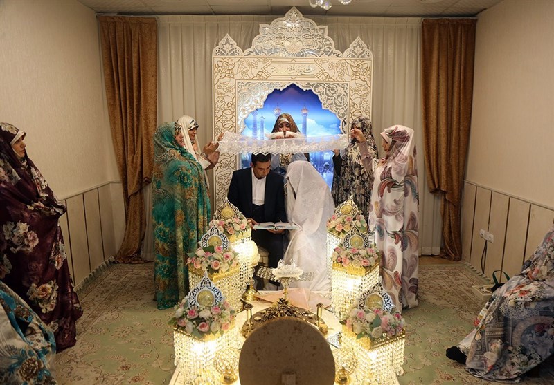 آغاز زندگی مشترک 88 زوج جوان در حرم حضرت معصومه(س)