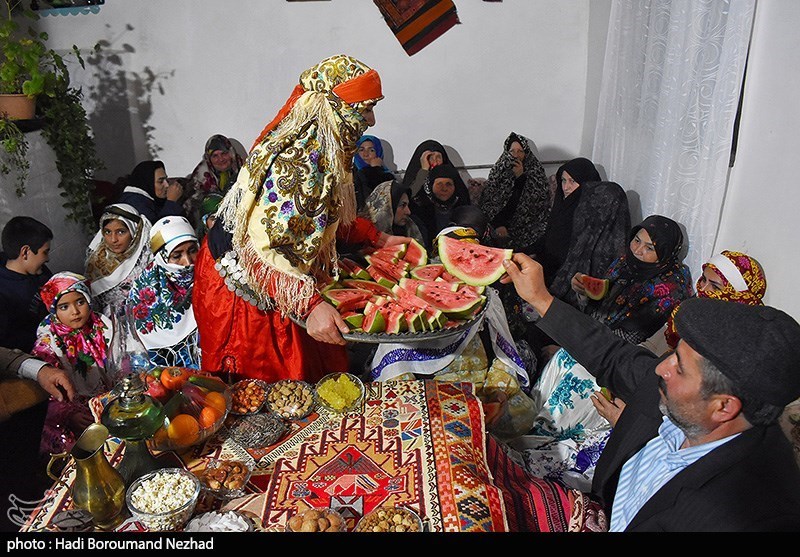 آیین خاص یلدا در بادرود/"شَوچِره" خوراکی محلی بادرود