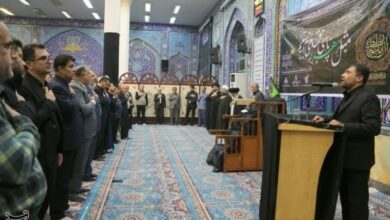 اجتماع پرشور فاطمیون جزیره خارگ + تصویر