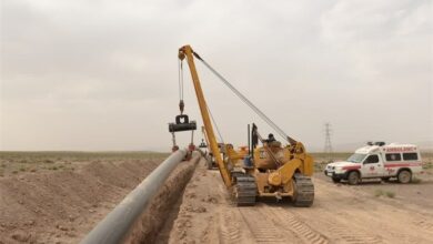 اجرای 42 کیلومتر لولهگذاری گاز در کاشان