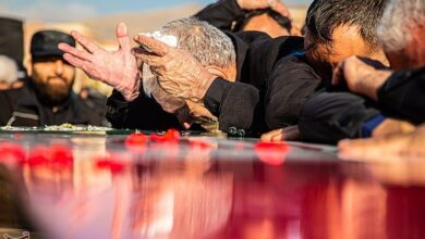 استقبال از پیکر 4 شهید گمنام دوران دفاع مقدس در کردستان