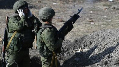 انهدام سنگرهای نظامیان اوکراین در خارکیف+ فیلم