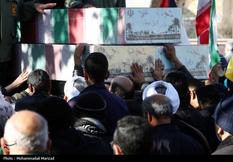 بدرقه 6 شهید گمنام در سالروز شهادت مادر بیمزارشان