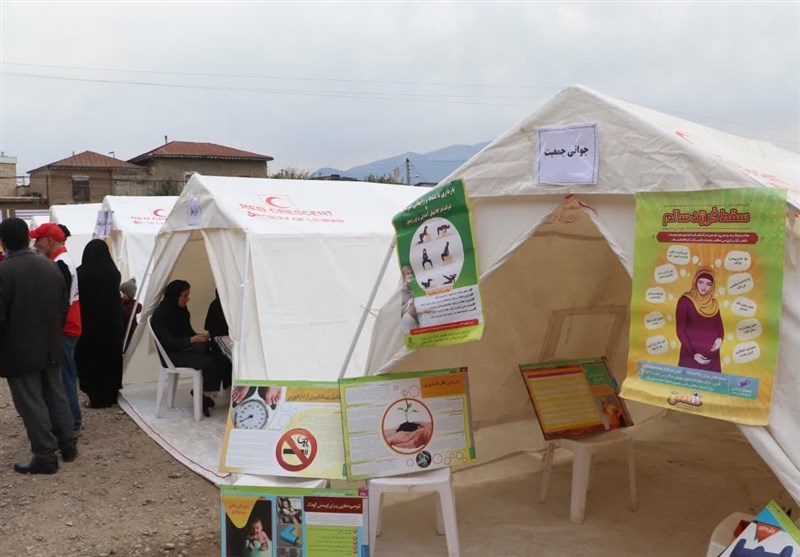 برپایی موکب درمانی سپاه در علیآبادکتول+تصاویر