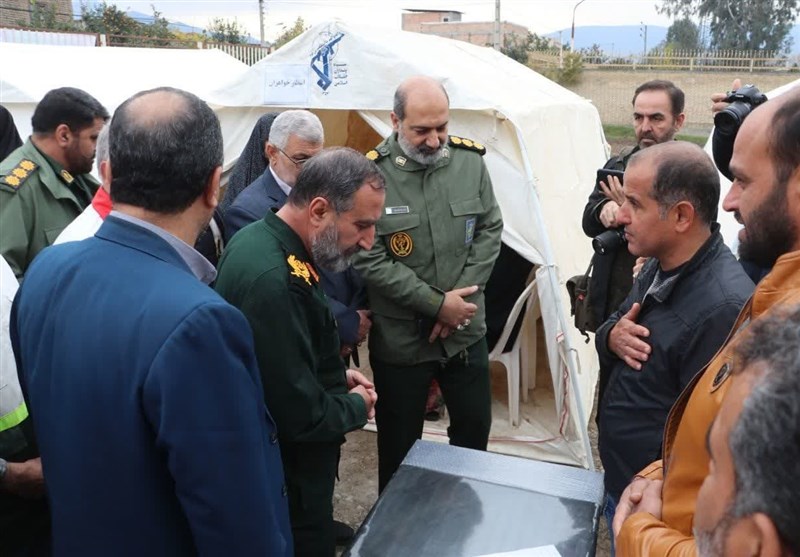 برپایی موکب درمانی سپاه در علیآبادکتول+تصاویر