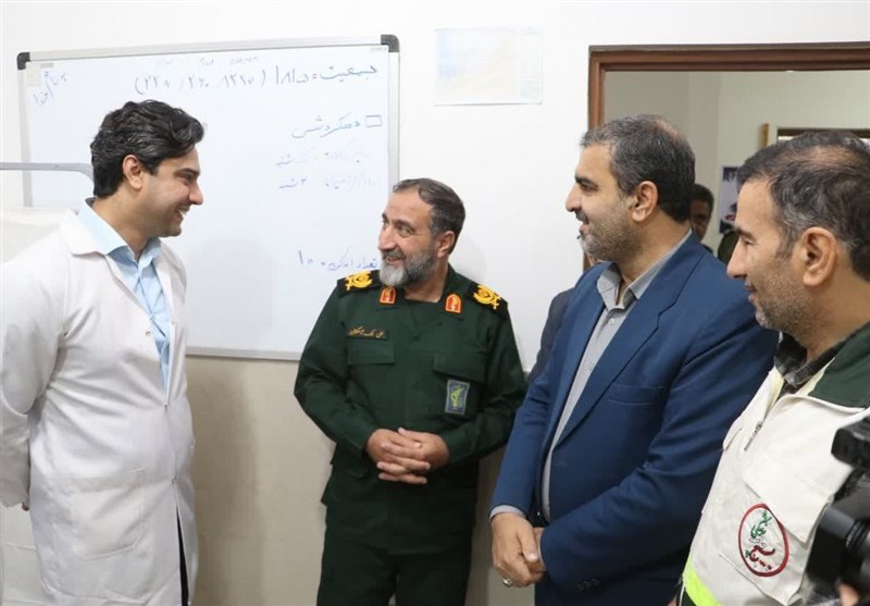 برپایی موکب درمانی سپاه در علیآبادکتول+تصاویر