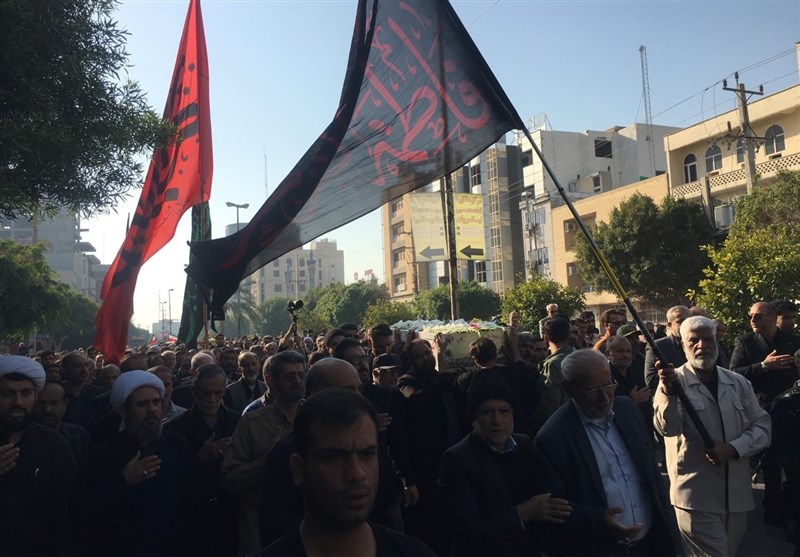 بوشهریها در تشییع شهدای گمنام سنگ تمام گذاشتند+تصاویر