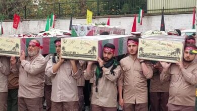 تشییع باشکوه لالههای گمنام فاطمی در رشت + عکس