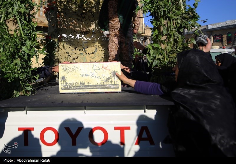 تشییع و وداع عمومی با شهدا در همدان+ تصویر