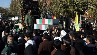 تشییع پیکرمطهر سه شهید گمنام در زاهدان