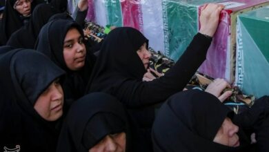 خراسان شمالی در یوم الزهرا(س) با شهدا وداع کرد+تصاویر