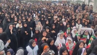 دفن شهید دفاع مقدس در یادمان جنوب استان بوشهر