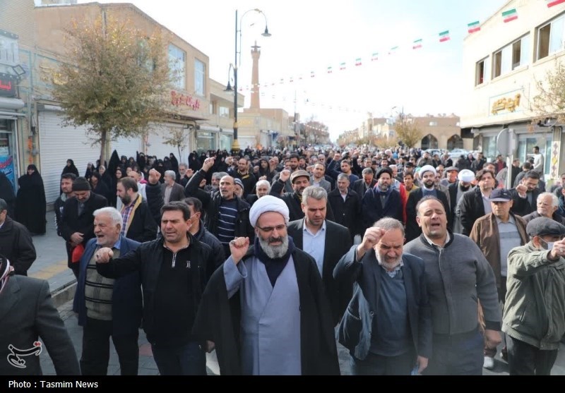 راهپیمایی سمنانیها علیه جنایات رژیم صهیونیستی + تصاویر