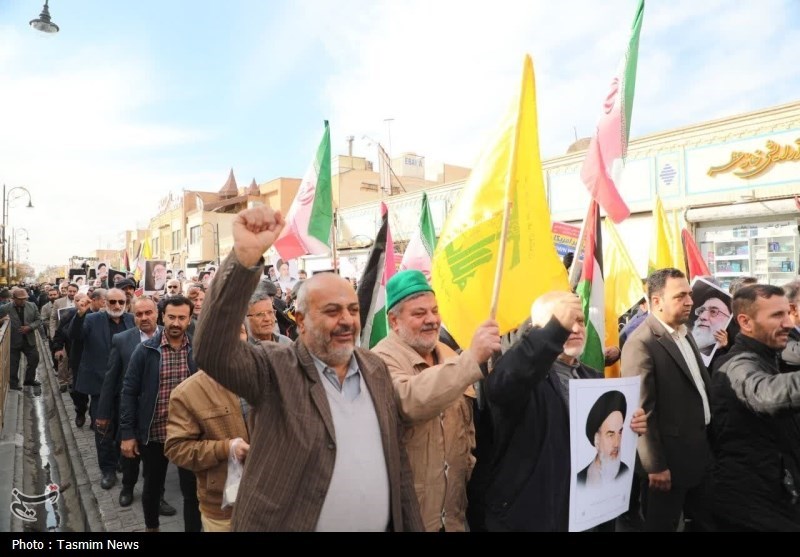 راهپیمایی سمنانیها علیه جنایات رژیم صهیونیستی + تصاویر