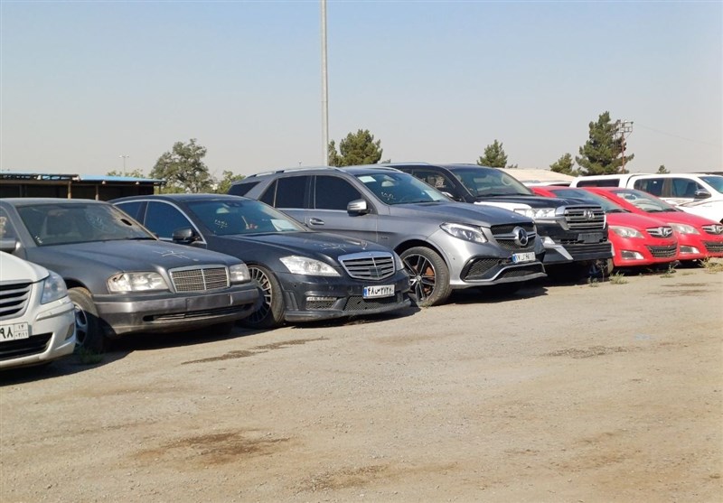 شناسایی و توقیف 23 خودروی لوکس قاچاق در مازندران