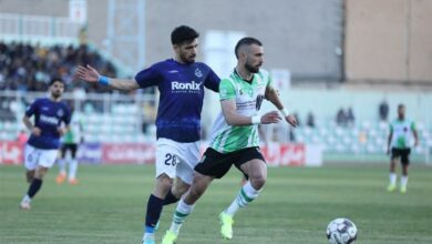 شکست خانگی خیبر خرمآباد مقابل ملوان بندر انزلی