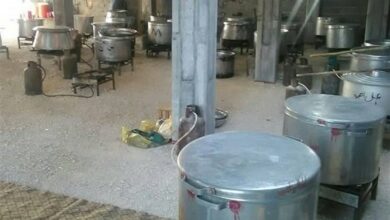 طبخ 63 دیگ غذای نذری به نیت شهدای جبهه مقاومت