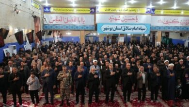 عزاداری شهادت حضرت زهرا (س) در بوشهر+تصویر