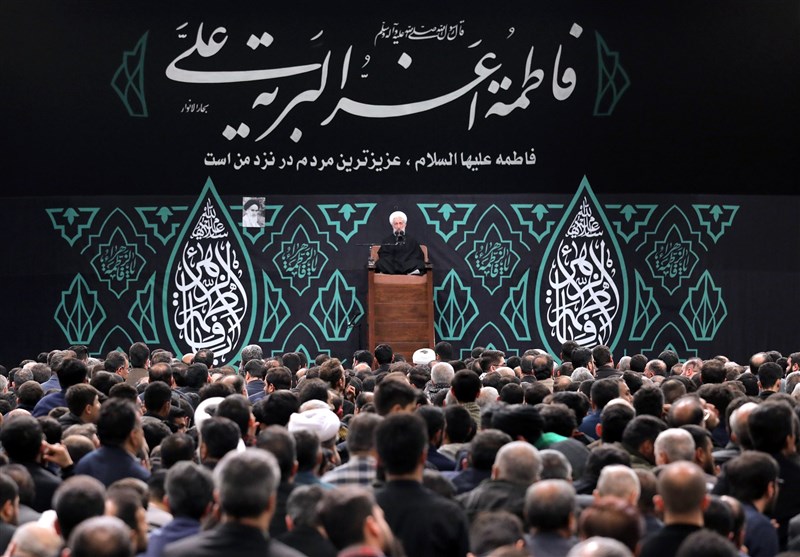 حضرت زهرا , فاطمیه|ایام فاطمیه , رهبر انقلاب , آیتالله سید علی خامنهای , عزاداری ,