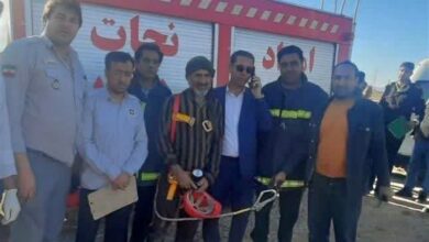نجات معجزهآسای مردی از عمق چاه 180 متری در تربتجام