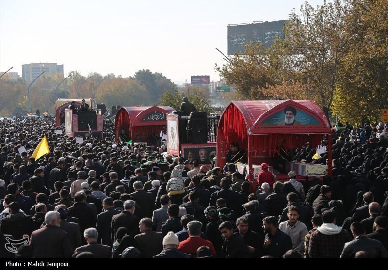 نصف جهان به احترام شهدا ایستاد/ راه شهدا ادامه دارد + فیلم