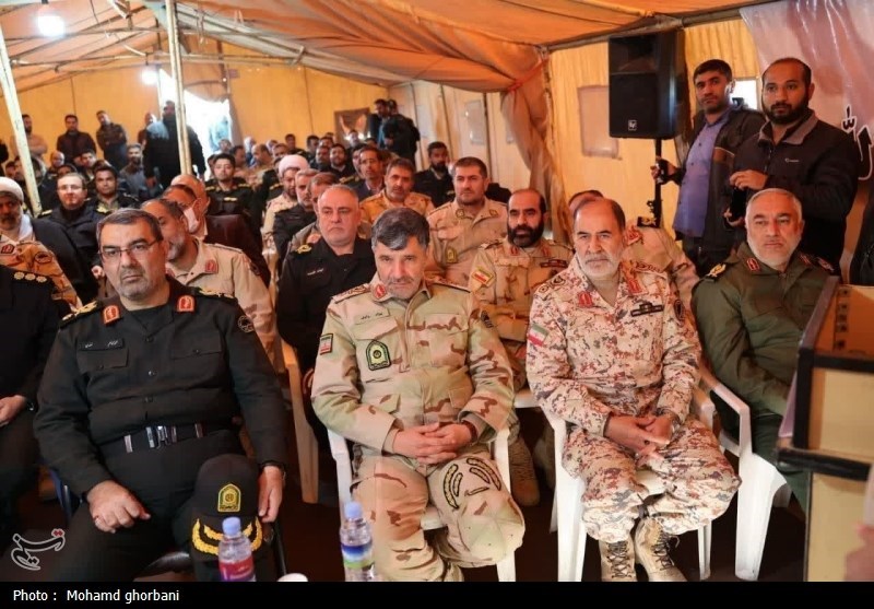 نمایش اقتدار یگانهای عملیاتی در منطقه دیگرستم طبس+تصاویر