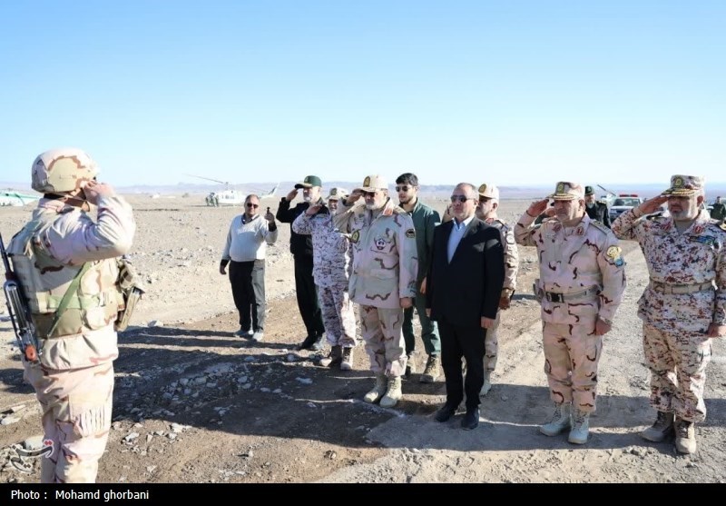 نمایش اقتدار یگانهای عملیاتی در منطقه دیگرستم طبس+تصاویر