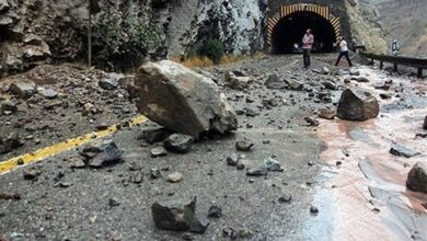 هشدار ریزش سنگ در مناطق مرتفع مازندران