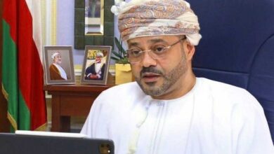 وزیر خارجه عمان با رئیس مجلس دیدار کرد