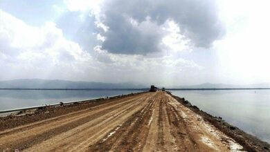 پاسخ محیطزیست درباره سهم شرکت املاح از گردوغبار تالاب میقان