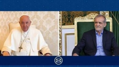 پیام تبریک پزشکیان به پاپ فرانسیس