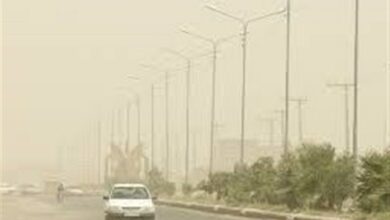 کاهش کیفیت هوای یزد همراه با ماندگاری هوای سرد