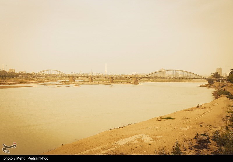 گردوخاک دوباره میهمان خوزستان شد/ آلودگی به 500 واحد رسید