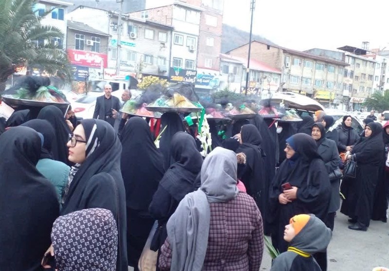 گرمی حضور شهدای گمنام در غروب سرد پاییزی شمال+تصاویر