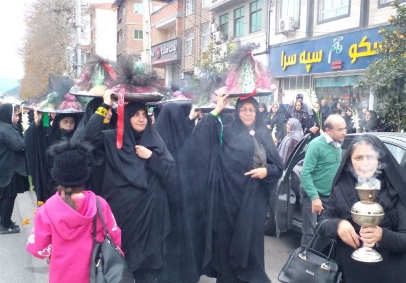 گرمی حضور شهدای گمنام در غروب سرد پاییزی شمال+تصاویر