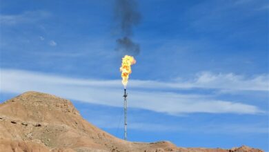 یک سال صادرات گازی که در فلرها میسوزد و دود میشود