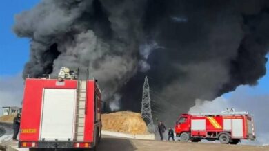 13 تیم آتشنشانی حریق سونگون را اطفا کردند