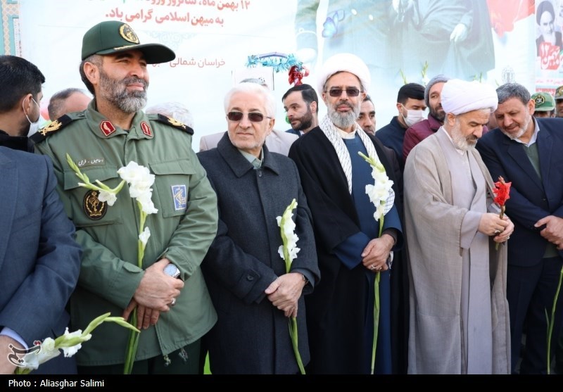 آئین گرامیداشت 12 بهمن در بجنورد برگزار شد+تصاویر