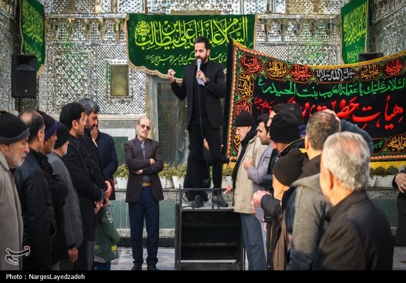 اقامه عزای رحلت حضرت زینب در هلال بن علی+تصویر