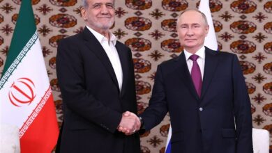 امضای معاهده مشارکت راهبردی ایران وروسیه توسط پزشکیان وپوتین